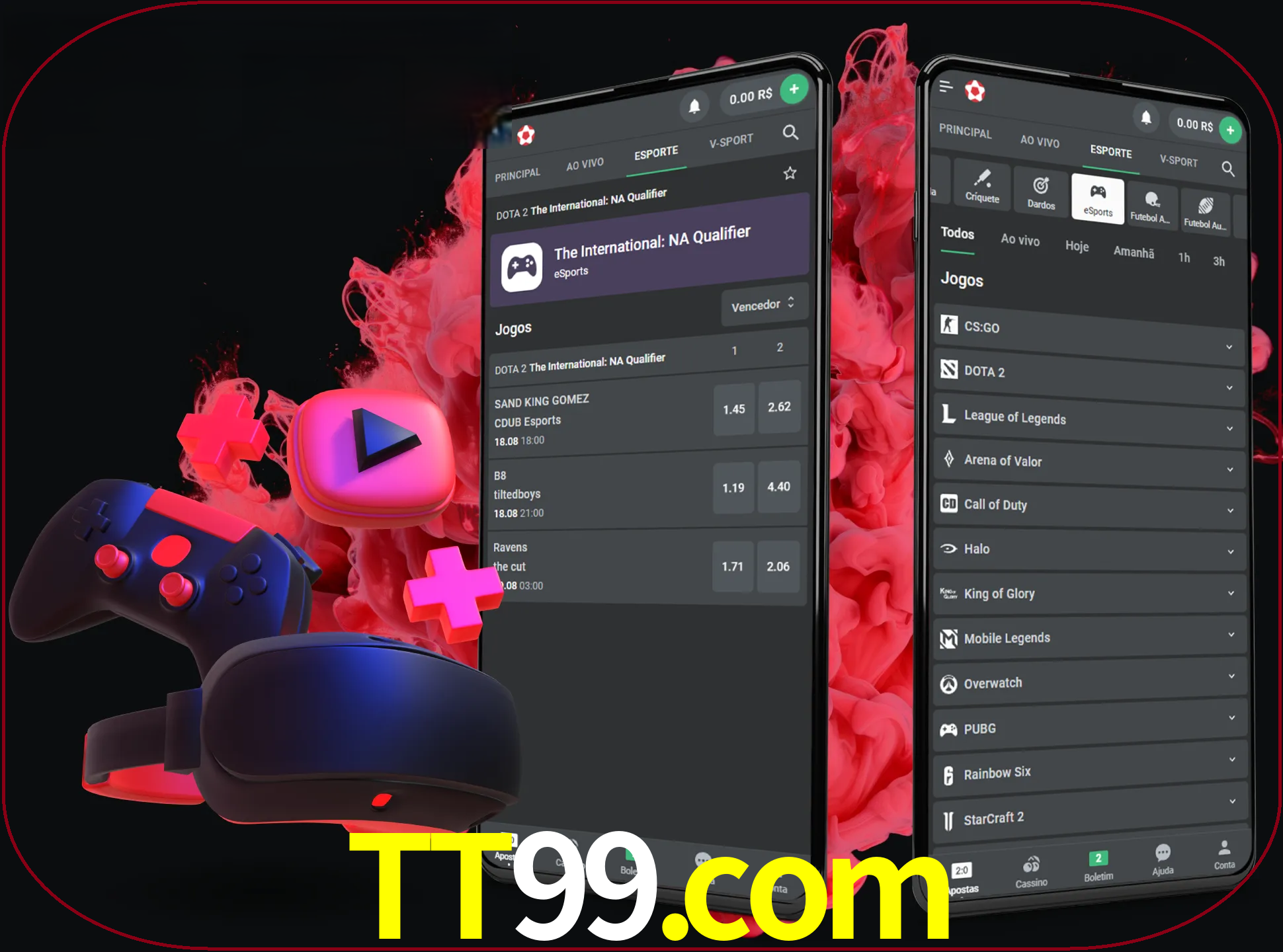 Para ter a aplicação móvel tt99 no seu smartphone, basta descarregar o ficheiro apk e seguir as instruções.