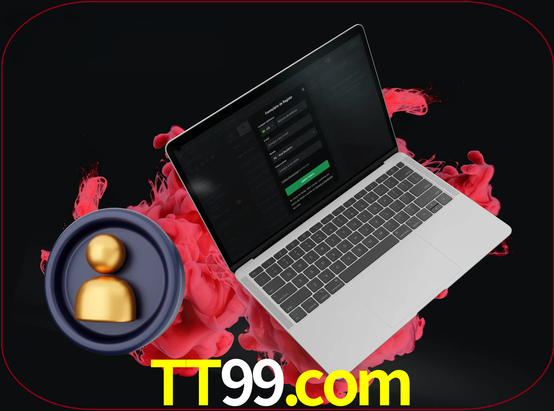 No cabeçalho do site tt99, clique no botão que o levará a um formulário especial onde terá de introduzir as suas informações actuais.