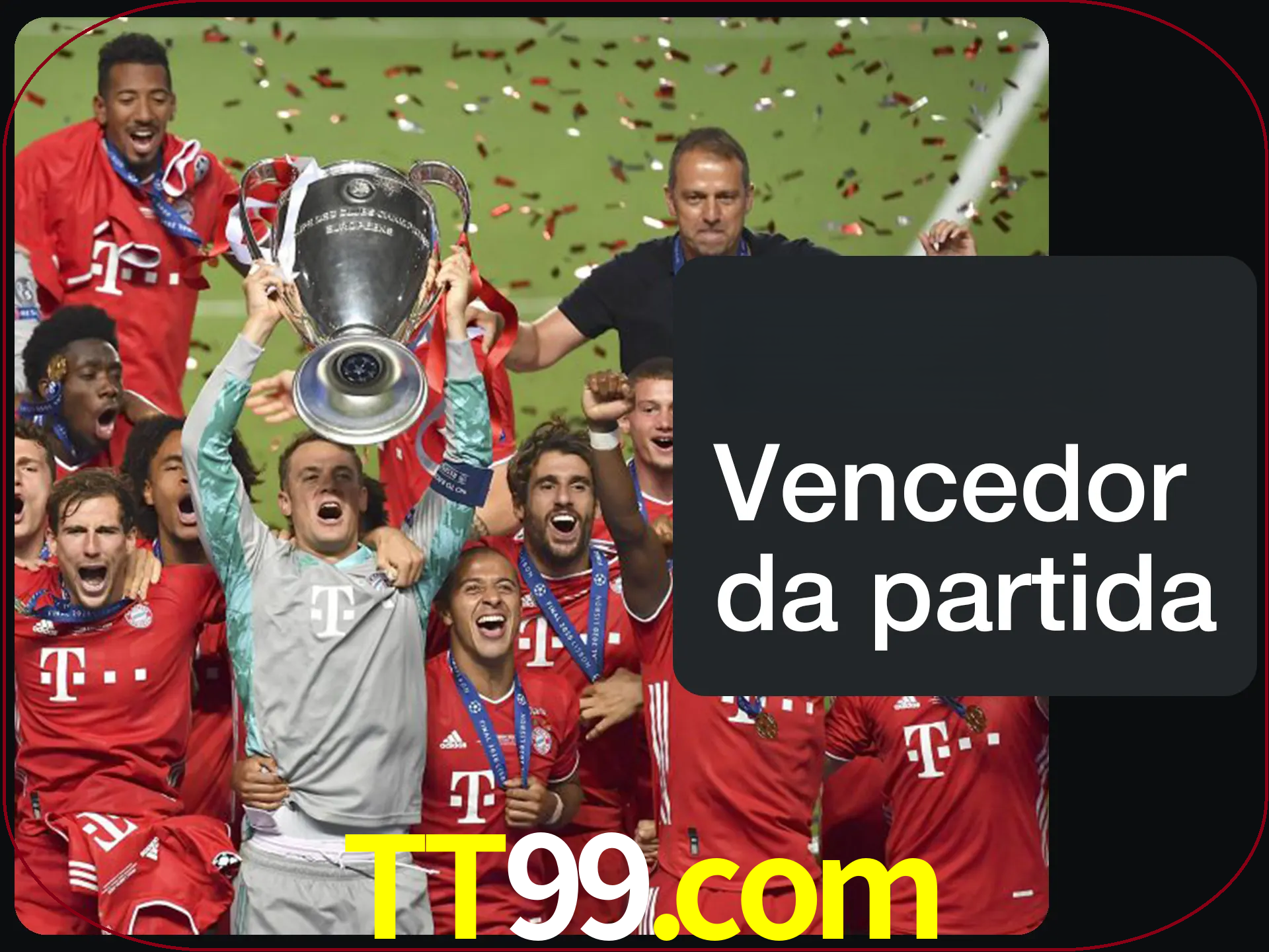 Aposte no vencedor e ganhe uma grande quantia de dinheiro.